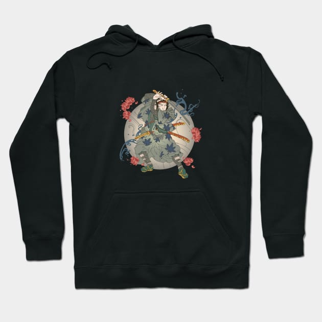 Japanese Suikoden Hoodie by Arevalo Design